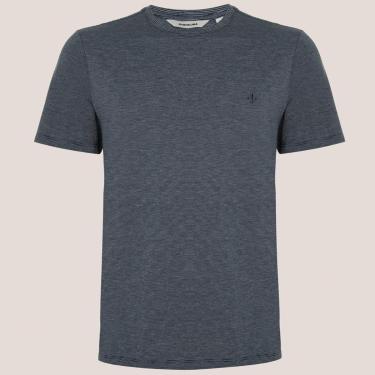 Imagem de Camiseta Dudalina Mini Listras Masculino-Masculino