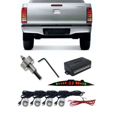 Imagem de Sensor Cromado Parachoque de Metal Toyota Hilux 1992/2015