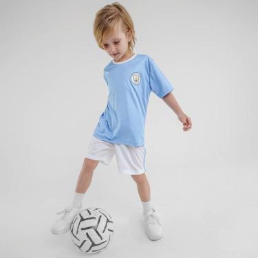 Imagem de KIT MINI CRAQUE MANCHESTER CITY INFANTIL BRANCO/AZUL 4-Unissex