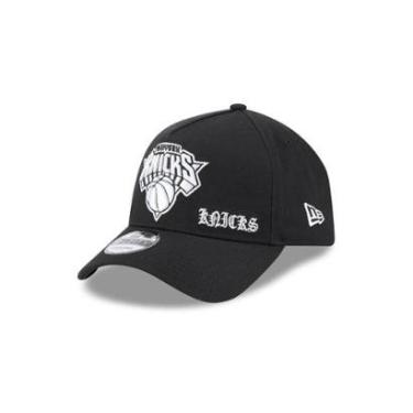 Imagem de BONE NEW ERA 9FORTY A-FRAME SNAPBACK NEW YORK KNICKS NBA PRETO-Masculino