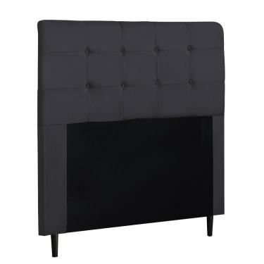 Imagem de Cabeceira Cama Box Casal Queen 160cm Luna I02 Suede Cinza - Mpozenato