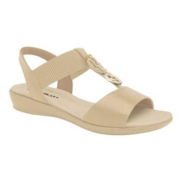 Imagem de Sandalia Piccadilly Confort - Feminina - Creme-Feminino
