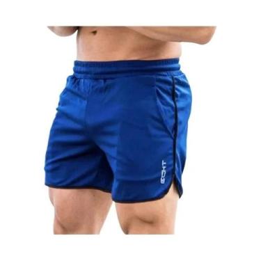 Imagem de Shorts De Corrida Masculinos De Secagem Rápida Em Tecido Mesh Para Ver