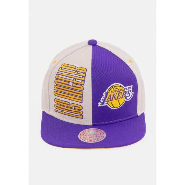 Imagem de Boné Mitchell & Ness Aba Reta Los Angeles Lakers Masculino-Masculino