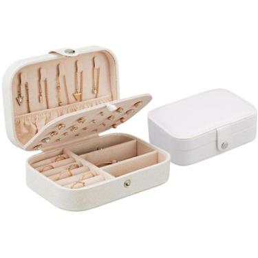 Imagem de Porta Joias Estojo Caixa Colar Bijuteria Portatil Viagem Top - Drop Ri