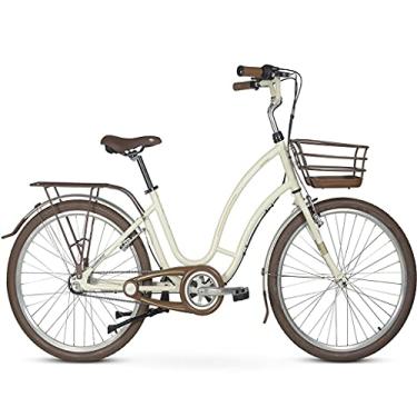 Imagem de Bicicleta Aro 26 Retrô Antonella 3v Nexus Shimano, Nathor, Pérola