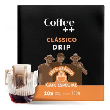 Imagem de Café Drip Coffee Mais Clássico Blogueira Coffee++ 10 Sachês - Congratu