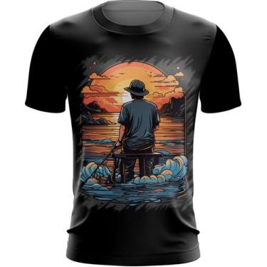 Imagem de Camiseta Dryfit Pesca Esportiva Pôr do Sol Peixes 11 - Kasubeck Store®