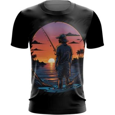 Imagem de Camiseta Dryfit Pesca Esportiva Pôr do Sol Peixes 25 - Kasubeck Store®