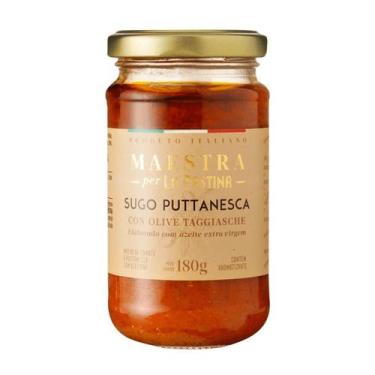 Imagem de Molho Italiano Puttanesca La Pastina Maestra 180g - Maestra Per La Pas
