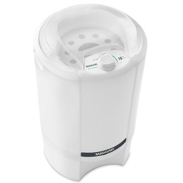 Imagem de Centrífuga de Roupas Semiautomática Suggar Ct1501br Giromax 15kg Timer Trava de Segurança Branca 110V