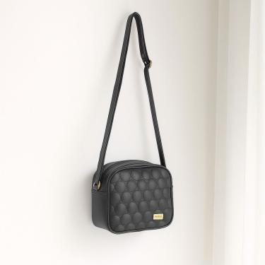 Imagem de Bolsa Transversal Direto De Fábrica Topgrife Atacado Couro Cor Preto Tamanho único