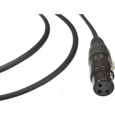 Imagem de Cabo XLR Ninja LW B para Microfone de Baixa Impedância 6,10M com Cobre OFHC Preto Santo Angelo