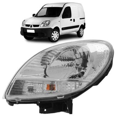 Imagem de Farol Dianteiro Kangoo 2009 A 2012 Máscara Cromada - Automotive Import