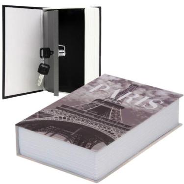 Imagem de Cofre Camuflado Em Forma De Livro Decorativo Porta Joias - UnyHome, Pa