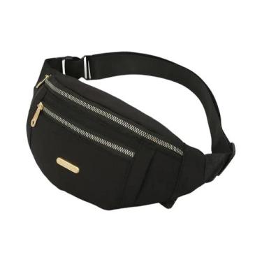 Imagem de Bolsa de Cintura Esportiva Feminina Multicamadas - Fanny Pack para Ati