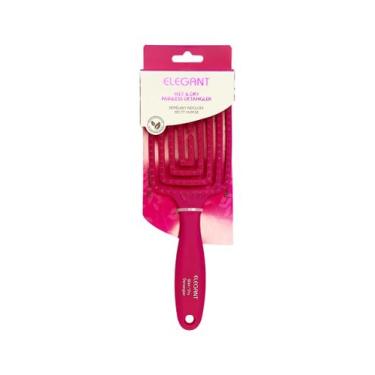 Imagem de Escova de Cabelo Elegante 25 cm Desembaraçadora Sem Dor para Cabelo Mo