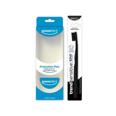 Imagem de Kit Escova de Dentes Trend Sensitive + Estojo Protection - Powerdent, 