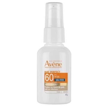 Imagem de Protetor Solar Facial Avène Mat Perfect Anti-Idade FPS60, Médio