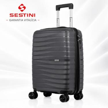 Imagem de Mala 10kg Premium Sestini em Polipropileno Ultra Resistente Para Cabin