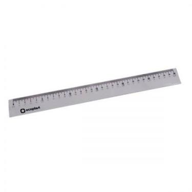 Imagem de Régua plástica 30cm escala em braille - Ecoplast