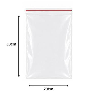 Imagem de Saco Zip Lock 20x30cm com 100 Unidades - N9 - TALGE