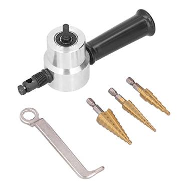 Imagem de Cortador de metal com cabeça dupla, conjunto de brocas de ponta dupla, para chapa