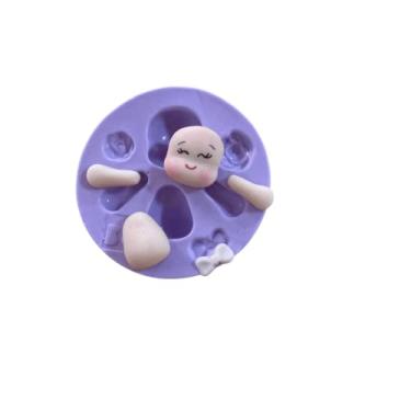 Imagem de Confeitaria dos moldes, F1114 MOLDE DE SILICONE BONEQUINHA CORPO CONFEITARIA BISCUIT
