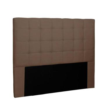 Imagem de Cabeceira Verona Cama Box Solteiro 90Cm Suede Caramelo