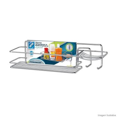 Imagem de Porta Shampoo E Saboneteira De Parede 1241 Cromado