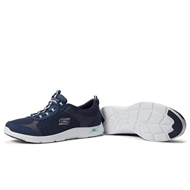 Imagem de Skechers Sport Active Arch Fit-Refine Her Best Women's Slip On 6 B(M) US Navy-Aqua