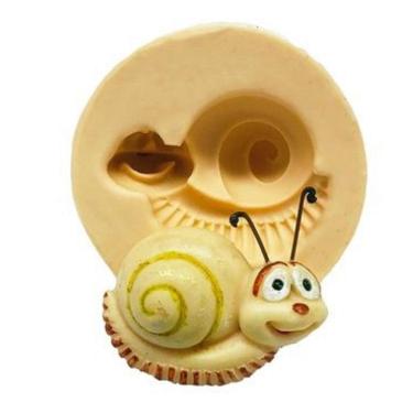 Imagem de Molde De Silicone Caracol, Jardim, Resina, Confeitaria, Biscuit Molds Planet