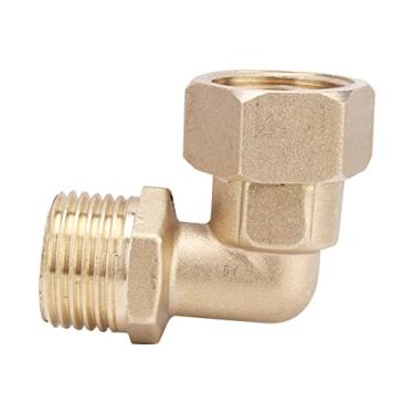 Imagem de articula??o girat¨®ria 1/2";?Rosca interna/rosca externa 90 graus de bronze cotovelo encaixe conector de jun??o, como picture3