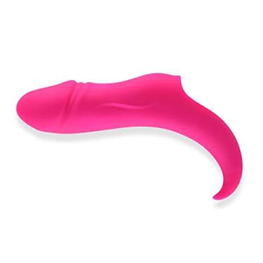 Imagem de Vibrador Feminino 10 Frequências Sexuais Masturbador Clitóris e Ponto G Estimulador Sexual Dedo Erótico (Rosa)