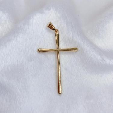 Imagem de Pingente Banhado A Ouro Crucifixo 4cm X 2,5cm - Amanda Nogueira Acessó