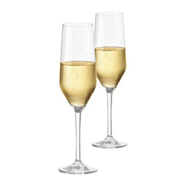 Imagem de Jogo de Taças Para Champagne Elegance Cristal 260ml 2 Pcs - Ruvolo