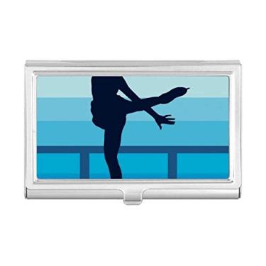 Imagem de Carteira feminina de patinação esportiva de inverno com porta-cartões