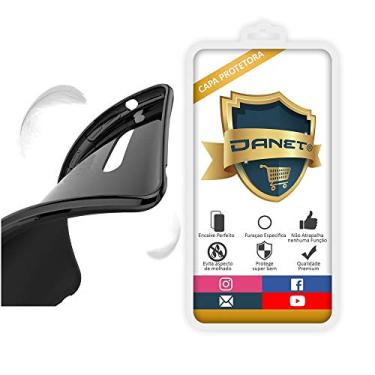 Imagem de Capa Capinha Para Motorola Moto G8 com Tela de 6.4 Polegadas Capinha Transparente Case Clear Ultra Fina Silicone - Danet (Preto Fum�)