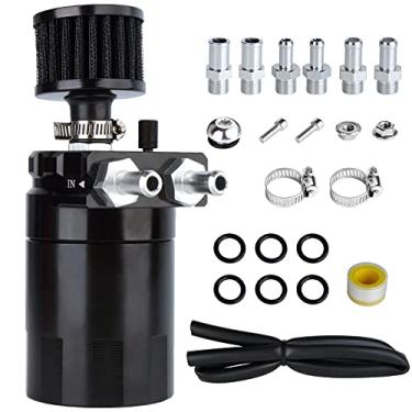 Imagem de Kit universal de coleta de óleo para carro, tanque de reservatório automotivo polonês 300 ml com cilindro duplo compacto de alumínio