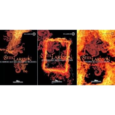 Imagem de Kit 3 livros millennium Stieg Larsson homens que não amavam as mulheres + menina que brincava com fogo + A rainha do ar