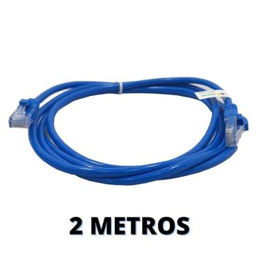 Imagem de Cabo De Rede Com 2 Metros Categoria 5e Rj45