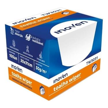 Imagem de Toalha Descartável Wiper Inoven 30x31cm Com 200 un (2 Caixas)