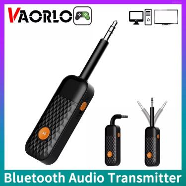 Imagem de VAORLO-Transmissor de Áudio Bluetooth Portátil  Adaptador Sem Fio  Dongle para PC  TV  Fone de