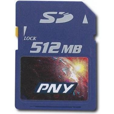 Imagem de PNY Cartão de memória flash digital seguro PSD512RF 512MB SD
