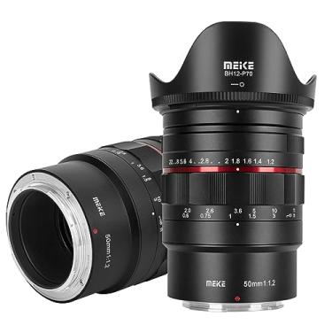 Imagem de MEKE Lente Full Frame com foco manual de grande abertura F1.2 de 50 mm compatível com câmeras Nikon Z-Mount Z5 Z6 Z7 Z6II Z7II Z30 Z50 Z8 Z9