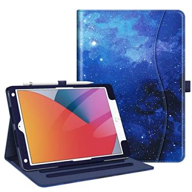 Imagem de Fintie Capa para iPad 9ª geração (2021) de 10,2 polegadas – [Proteção de Canto] Suporte de Visualização em Vários Ângulos com Bolso e Suporte para Lápis, Também serve para iPad 8ª Geração 2020/7ª Gera