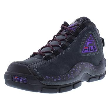 Imagem de Fila Tênis masculino Grant Hill para ambientes externos, Preto/roxo, 8.5