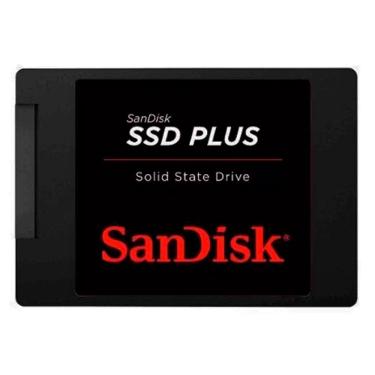 Imagem de SSD 480GB Sandisk Plus Sata Leitura 535MBs e Gravacao 445 MBs SDSSDA-480G-G26