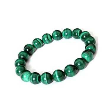 Imagem de Blandinelove Pulseira de contas, pulseiras de contas genuínas naturais de , pulseira elástica de pedras preciosas para homens, mulheres e meninas com caixa de presente e bolsa, você pode levá-la à agência de avaliação para identificação, Pedra preciosa, Quartzo