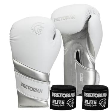 Imagem de CONJUNTO BOXE/MUAY THAI PRETORIAN ELITE - 1 PAR DE LUVAS +1 PAR DE BANDAGEM 4,5M